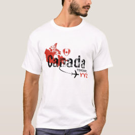 Camiseta Código do Aeroporto YYZ de Toronto Canada