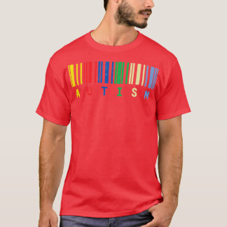 Camiseta Código do bar Autismo