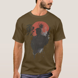 Camiseta Código do Guerreiro Samurai Bushido Japonês Kanji