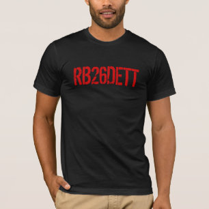 Camiseta Código do motor de GT-r RB26DETT da skyline