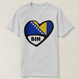 Camiseta Código do País Bósnia e Herzegovina Sinalizador He