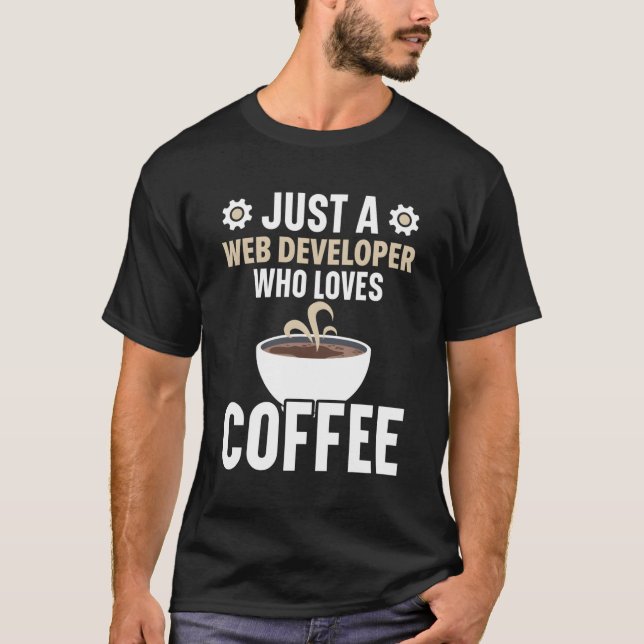 Camiseta Código do Programador do Web Developer Programmer  (Frente)