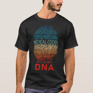Camiseta Código médico profissional certificado Está no 