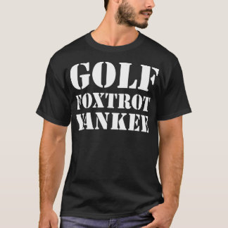 Camiseta Código Militar Golf Foxtrot Yankee