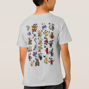 Camiseta Código Morse de Desenhos Animados para Crianças!  