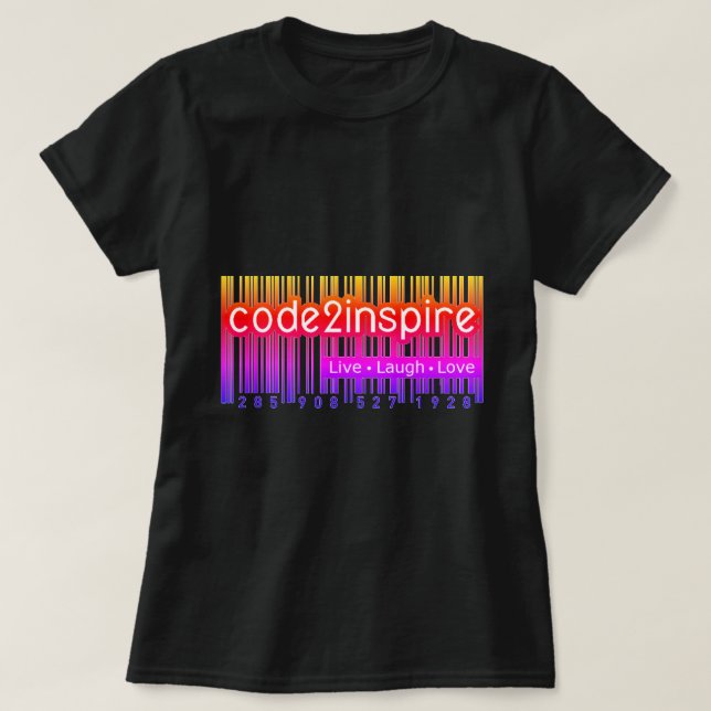 Camiseta Código para Inspirar T-Shirt (Frente do Design)