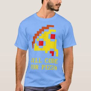 Camiseta Código Para Pizza - Programação De Software Coder
