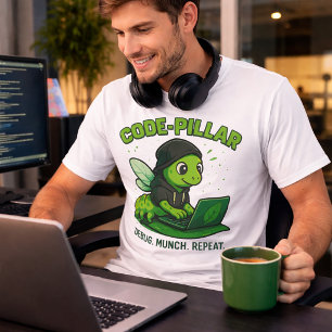 Camiseta Código Pilar Cute Estilo de Codificação