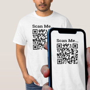 Camiseta Código QR Design T-Shirt