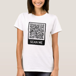 Camiseta Código QR - Digitalize-me personalizado na sua cam