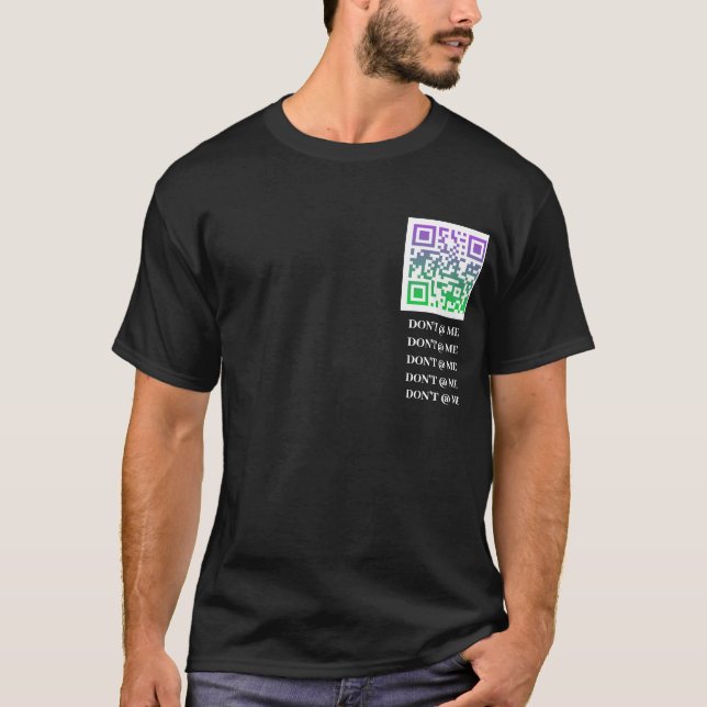 Camiseta Código QR DoodleDrip.com (Frente)