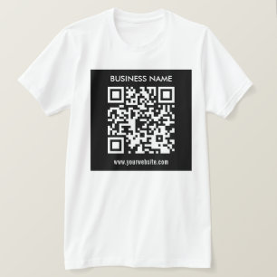 Camiseta Código QR editável (gerado instantaneamente) Pre