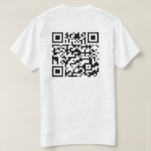 Camiseta Código QR Engraçado Dança do Presidente Trump (no