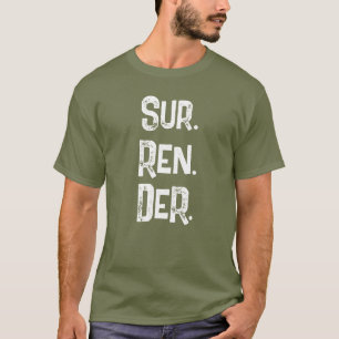 Camiseta Código QR Entrega Confiança no Senhor Fé