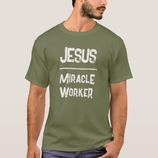 Camiseta Código QR Jesus Fazedor de Milagres Escrituras Cri