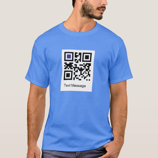 Camiseta Código QR para VOCÊ É UM IDIOTA! (Frente)