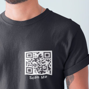 Camiseta Código QR Personalizado para