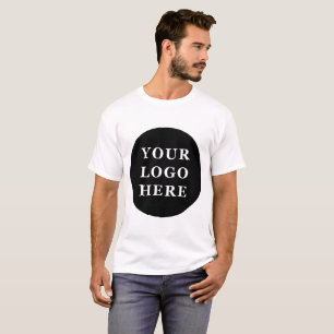 Camiseta Código QR preto elegante e elegante
