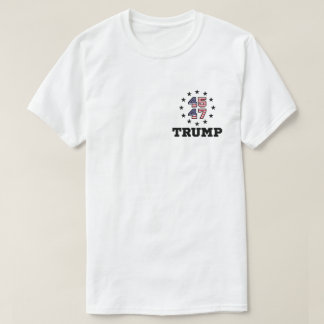 Camiseta Código QR Trump, Código QR de dança 45/47 Trump YM