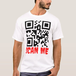 Camiseta Código Qr Verif Me Find Me Identification Scan