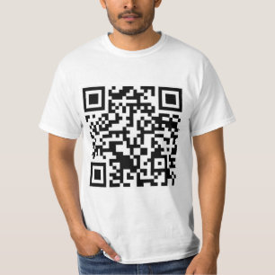 Camiseta Código Rickrolled do rolo QR do rick