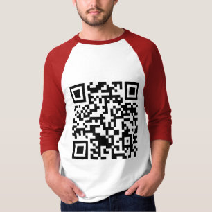 Camiseta Código Rickrolled do rolo QR do rick