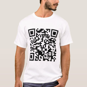 Camiseta Código Rickrolled do rolo QR do rick