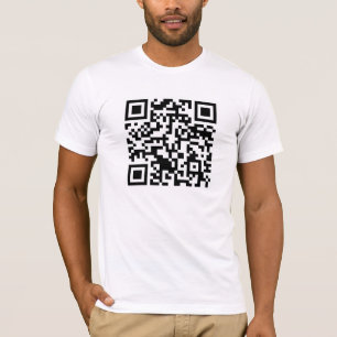 Camiseta Código Rickrolled do rolo QR do rick