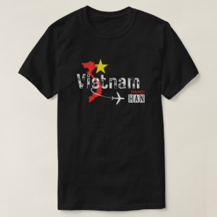 Camiseta Código T do Aeroporto de Hanói do Vietname
