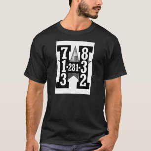 Camiseta Códigos de área da cidade de H