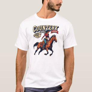 Camiseta Códigos de Cowgirl: Espírito Country Desencadeado