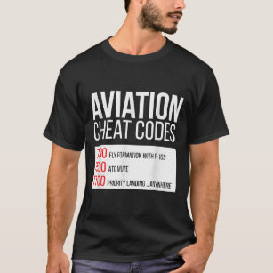 Camiseta Códigos de fraude no setor da aviação - Engraçado 