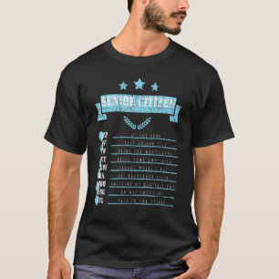 Camiseta Códigos de Textura Cidadã do Mais velho Antigo Afe