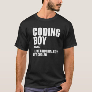 Camiseta Coding Boy Definition Noun Software Developer Prog