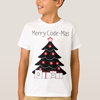 Camiseta Coding Christmas Tree Merry Code-mas Shirt