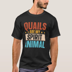 Camiseta Codornas são meu animal espiritual  Criador de Cod