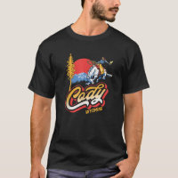 Cody Wyoming Vintage Rodeo Cowboy Bronco Retro 80