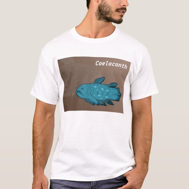 Camiseta Coelacanto - Peixe Antigo (Frente)