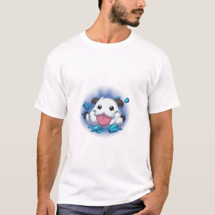 Camiseta Coelhinha Bonita - Tee de Cartoon Animal 