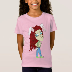 Camiseta Coelhinha Chibi dando um joinha