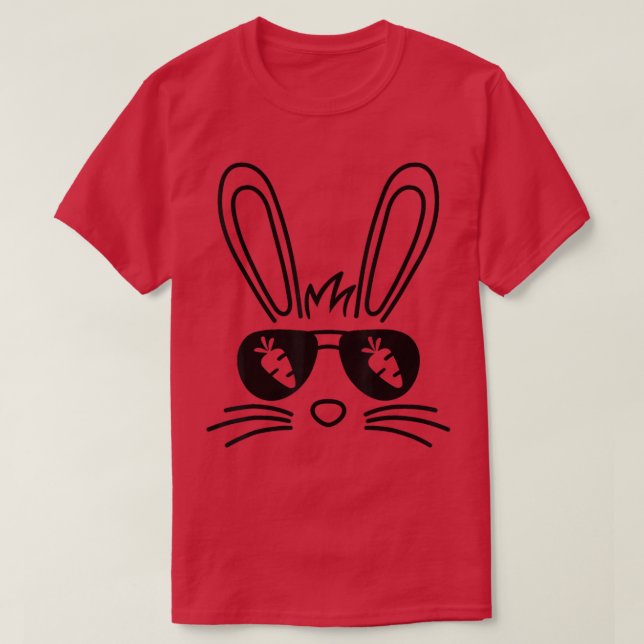 Camiseta Coelhinha Páscoa Dia da Roca  (Frente do Design)