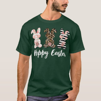 Camiseta Coelhinha-Xadrez-Leopardo Coelhinho Coelho Homens 