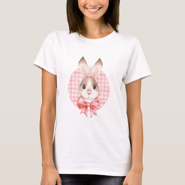 Camiseta Coelhinho. Arco vermelho (Frente)