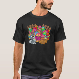 Camiseta Coelhinho Bonito de Páscoa Feliz Coelho de Páscoa