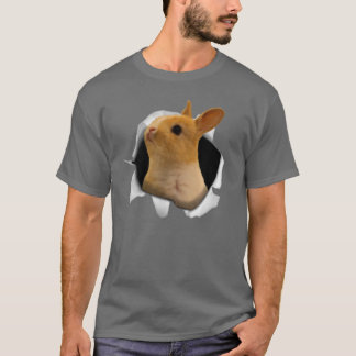 Camiseta Coelhinho Bonito Rosto Amante Homens Meninas Menin