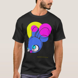 Camiseta Coelhinho da Imaginação em Preto