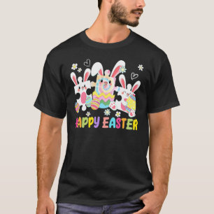 Camiseta Coelhinho da Páscoa de Quebra-Cabeça Fofo Conscien