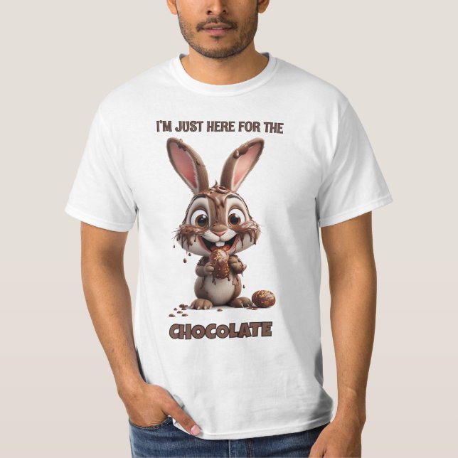 Camiseta Coelhinho da Páscoa Engraçado – Design de Páscoa F (Frente)