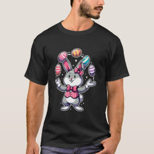Camiseta Coelhinho da Páscoa Engraçado e Fofo Fazendo Malab