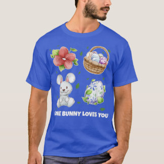 Camiseta Coelhinho Da Páscoa, Um Coelhinho Te Ama 353